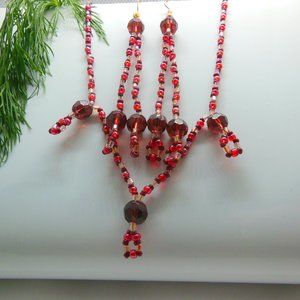 Handmade Set Earrings and Necklace